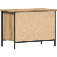 vidaXL TV Kast 60 x 35 x 45 cm Artisan Eiken Bewerkt hout