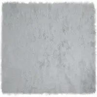 vidaXL Tapijt van imitatie schapenvacht TAFALLA Grijs 120 x 120 cm