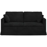 vidaXL Bank Zwart 158 x 78 x 80 cm Fluweel