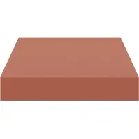 vidaXL Wandplank Muurmontage Rood 40 x 23,5 x 3,8 cm Bewerkt hout