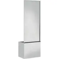 vidaXL Tuin Privacy Scherm Zilver 50 x 32 x 150 cm Roestvrij staal