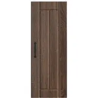 vidaXL Wandkast LUCCA 2 st Bruin eiken Bewerkt hout