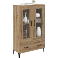 vidaXL Highboard Artisan Eiken 70 x 31 x 115 cm