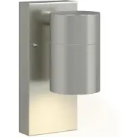 vidaXL Buitenwandlamp 2 st Zilver 6,5 x 10,5 x 16 cm
