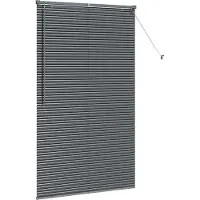 vidaXL Venetiaanse jaloezie Donkergrijs 175 x 105 cm 25 mm Aluminium