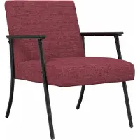 vidaXL Fauteuil Wijnrood 59 x 75 x 78 cm Stof