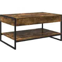 vidaXL Salontafel Rook Eik 80 x 50 x 40 cm Bewerkt hout