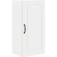 vidaXL Wandkast PORTO Wit 40 x 31 x 80 cm Bewerkt hout