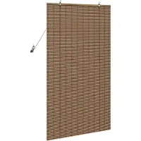 vidaXL Rolgordijn Bruin 80 x 160 cm Bamboe