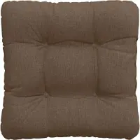 vidaXL Zitkussens 4 st Stof Bruin 40 x 40 x 12 cm