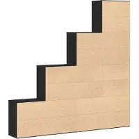 vidaXL Boekenkast 6-laags 155 x 24 x 160 cm Bewerkt hout Zwart Eiken