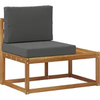 vidaXL 6 st Buiten bank set Massief Acacia Hout en Polyester