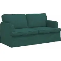 vidaXL Bank Donkergroen 162 x 80 x 85 cm Stof