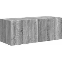 vidaXL TV Wandkast 78,5 x 30 x 29,5 cm Grijs Sonoma Bewerkt hout