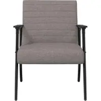 vidaXL Fauteuil Taupe Stof
