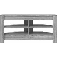 vidaXL HoekTVKabinet 102 x 41 x 50 cm Grijs Sonoma Bewerkt hout