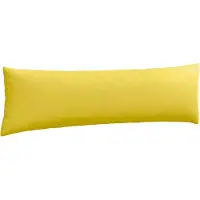 vidaXL Zitkussens 2 pcs Stof Licht Geel 145 x 40 cm