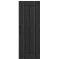 vidaXL Wandkast LUCCA 2 st Zwart Bewerkt hout