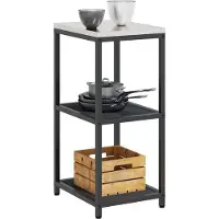 vidaXL Keukenplankeenheid HATTEM Antracietkleurig 40 x 50 x 92 cm