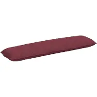 vidaXL Rugkussen Wijnrood 200 x 19 x 50 cm Stof