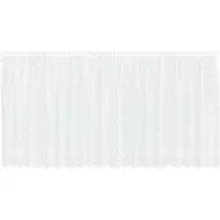vidaXL Lacegordijn met gordijnen Bloemen Wit 180 x 500 cm Polyester