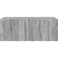 vidaXL TV Wandkast 78,5 x 30 x 29,5 cm Grijs Sonoma Bewerkt hout