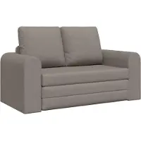 vidaXL Slaapbank Taupe 148 x 71 x 83 cm Stof