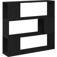 vidaXL TV-kastset, 100 x 24 x 94 cm, zwart, eikenlook