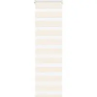 vidaXL Zebra rolgordijn 40x100 cm stofbreedte 35,9 cm marmerbeige