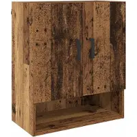 vidaXL Wandkast 60 x 31 x 70 cm Bewerkt hout Oud hout