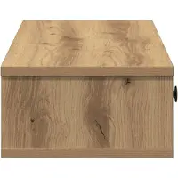 vidaXL Wandschap met lades 60x28x15 cm bewerkt hout artisanaal eiken