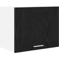 vidaXL - Hangkast - 2 - pcs - Zwart - Eiken - en - Wit - 50 - x - 31 - x - 40 - cm - Bewerkt - hout