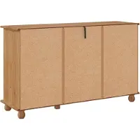 vidaXL Dressoir met lade ASKIM 133,5 x 40 x 79 cm Massief grenenhout
