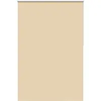 vidaXL Rolgordijn verduisterend 165x230 cm stofbreedte 161,6 cm beige
