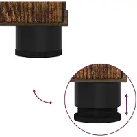 vidaXL Badkamermeubel Set 2 st Rook Eiken 76,5 x 35 x 64 cm