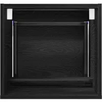 vidaXL Badkamerkast Zwart Eiken 41 x 38,5 x 45 cm Bewerkt hout