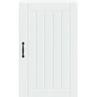 vidaXL Wandkast LUCCA Wit 50 x 31 x 80 cm Bewerkt hout
