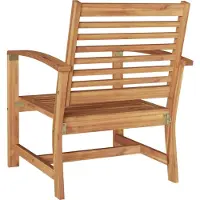 vidaXL Stoel 2 Stuk Bruin 65 x 60 x 76,5 cm Massief Teakhout