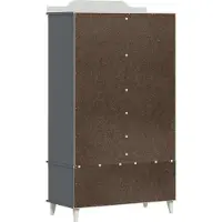 vidaXL Opbergbox voor kinderen, creatief design, ROROS, grijs en wit, van houtvezel
