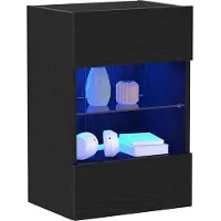 vidaXL Tv-meubelset 40 x 30 x 60,5 cm Zwart Bewerkt hout
