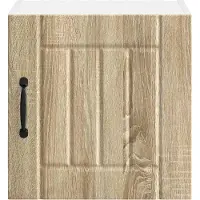 vidaXL Wandkast LUCCA Sonoma Eiken 40 x 31 x 40 cm Bewerkt hout
