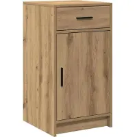 vidaXL Dressoir Artisan Eiken 40 x 40,5 x 75 cm Bewerkt hout