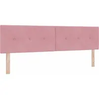 vidaXL Hoofdbord Roze 180 cm Fluweel