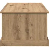 vidaXL Salontafel Artisan Eiken 90 x 50 x 35 cm Bewerkt hout