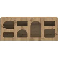 vidaXL TV-kast ELST, 100 x 35 x 40 cm, houtvezel, artisan eikenhout