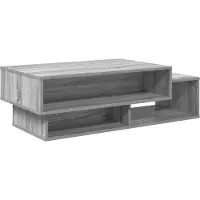 vidaXL Salontafel Grijs Sonoma 105 x 50 x 32,5 cm Bewerkt hout