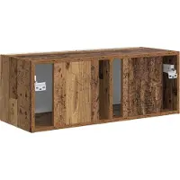 vidaXL TV Wandkast 78,5 x 30 x 29,5 cm Oud hout Bewerkt hout