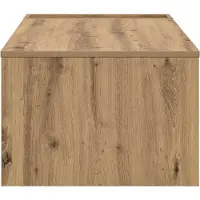 vidaXL Salontafel Artisan-Eik, 95 x 50 x 34 cm, houtvezel