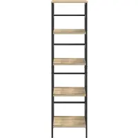 vidaXL Boekenplank 4-laags 40 x 29.5 x 115 cm Bewerkt hout Sonoma Eik