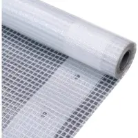 vidaXL Leno dekzeil 260 g/m² 4x8 m wit